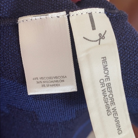 Ann Taylor geo jacquard fit and flare dress - Picture 6 of 7